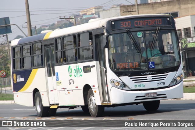 Viação Elite 2279 na cidade de Volta Redonda, Rio de Janeiro, Brasil, por Paulo Henrique Pereira Borges. Número da foto: #12407281.