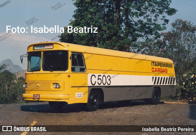 Viação Itapemirim C 503 na cidade de Cachoeiro de Itapemirim, Espírito Santo, Brasil, por Isabella Beatriz Pereira. Número da foto: #12408619.