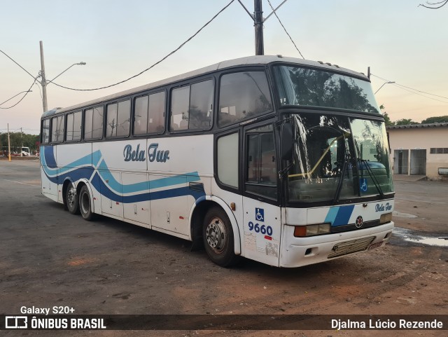 Bela Tur Fretamento e Turismo 9660 na cidade de Pouso Alegre, Minas Gerais, Brasil, por Djalma Lúcio Rezende. Número da foto: #12407841.