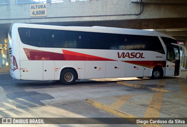 ViaSol Transportes Rodoviários 111056 na cidade de Limeira, São Paulo, Brasil, por Diego Cardoso da Silva. Número da foto: #12408524.