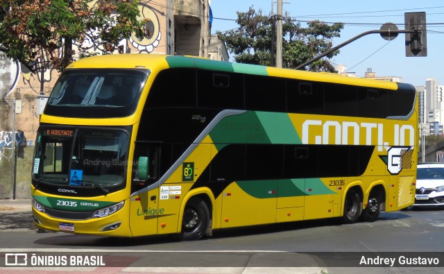 Empresa Gontijo de Transportes 23035 na cidade de Belo Horizonte, Minas Gerais, Brasil, por Andrey Gustavo. Número da foto: #12408684.