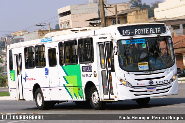 Viação Pinheiral RJ 189.021 na cidade de Volta Redonda, Rio de Janeiro, Brasil, por Paulo Henrique Pereira Borges. Número da foto: #12407285.