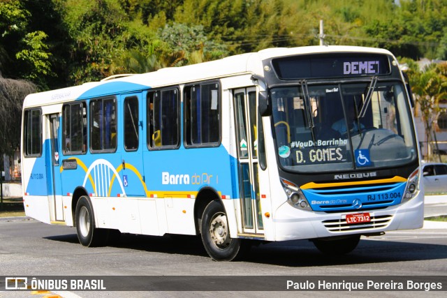 Viação Barra do Piraí Turismo RJ 113.004 na cidade de Barra do Piraí, Rio de Janeiro, Brasil, por Paulo Henrique Pereira Borges. Número da foto: #12407248.