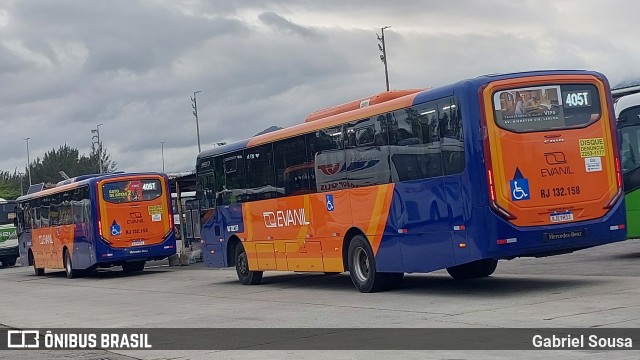 Evanil Transportes e Turismo RJ 132.158 na cidade de Rio de Janeiro, Rio de Janeiro, Brasil, por Gabriel Sousa. Número da foto: #12411407.