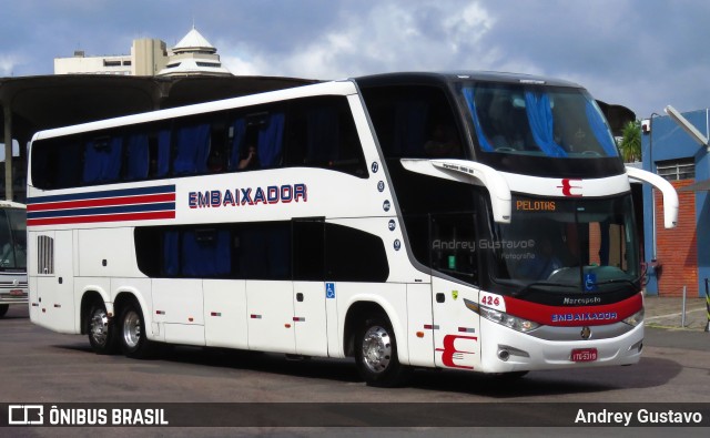 Expresso Embaixador 426 na cidade de Porto Alegre, Rio Grande do Sul, Brasil, por Andrey Gustavo. Número da foto: #12411440.
