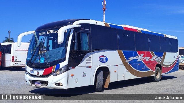 Arte Transportes e Turismo 1011 na cidade de Montes Claros, Minas Gerais, Brasil, por José Alkmim. Número da foto: #12409839.