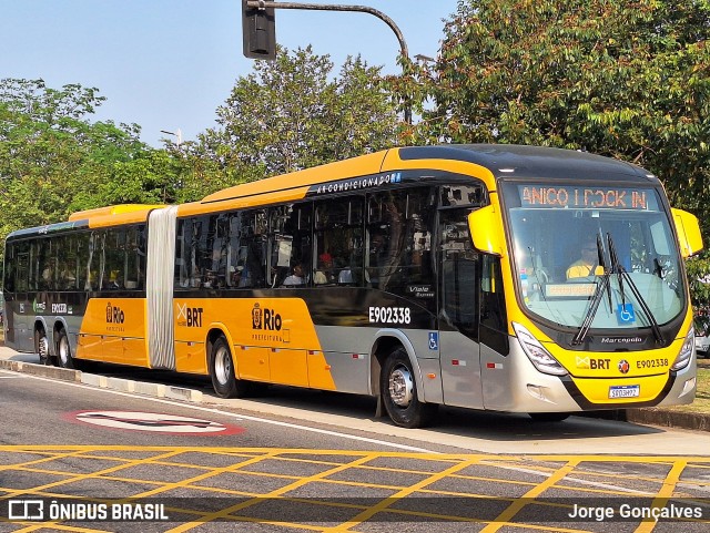 Mobi Rio E902338 na cidade de Rio de Janeiro, Rio de Janeiro, Brasil, por Jorge Gonçalves. Número da foto: #12409834.
