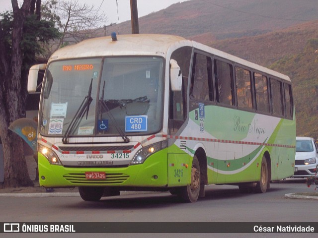 Rio Negro Fretamento e Turismo 34215 na cidade de Mariana, Minas Gerais, Brasil, por César Natividade. Número da foto: #12410184.