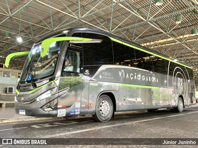Viação Garcia 92010 na cidade de Bauru, São Paulo, Brasil, por Júnior Juninho. Número da foto: #12411547.