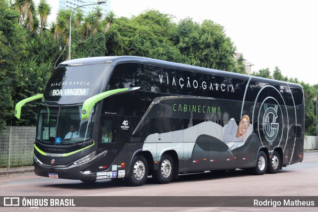Viação Garcia 86009 na cidade de Curitiba, Paraná, Brasil, por Rodrigo Matheus. Número da foto: #12410914.