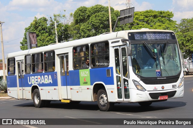 Empresa de Transportes Lider 6621 na cidade de Uberaba, Minas Gerais, Brasil, por Paulo Henrique Pereira Borges. Número da foto: #12410474.