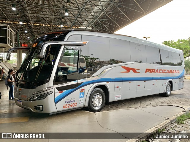 Viação Piracicabana 452402 na cidade de Bauru, São Paulo, Brasil, por Júnior Juninho. Número da foto: #12411293.