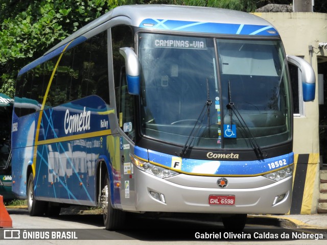Viação Cometa 18502 na cidade de São Paulo, São Paulo, Brasil, por Gabriel Oliveira Caldas da Nobrega. Número da foto: #12409934.