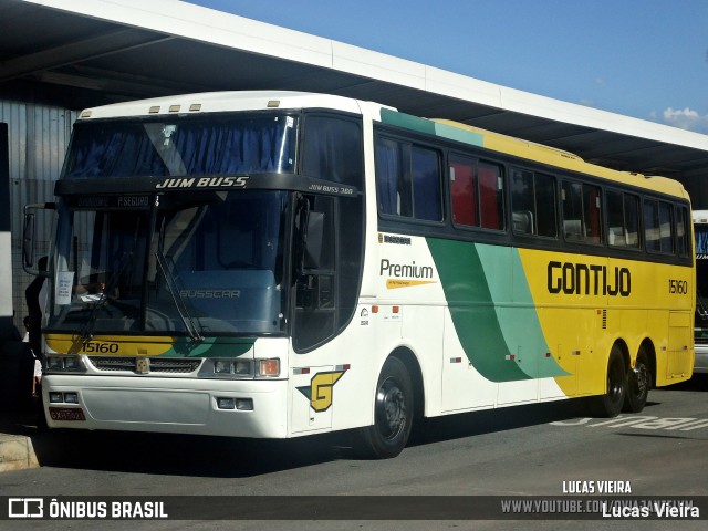 Empresa Gontijo de Transportes 15160 na cidade de Belo Horizonte, Minas Gerais, Brasil, por Lucas Vieira. Número da foto: #12414122.