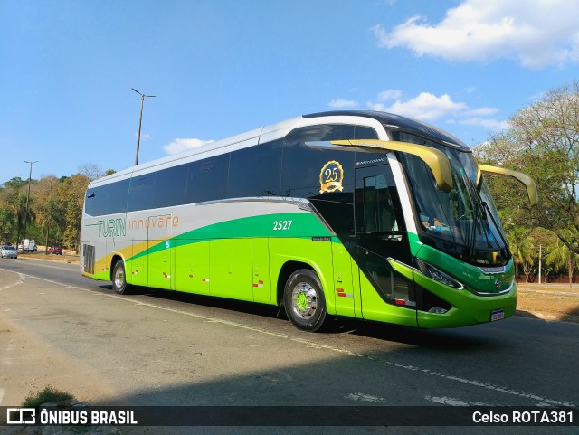 Turin Transportes 2527 na cidade de Ipatinga, Minas Gerais, Brasil, por Celso ROTA381. Número da foto: #12413284.
