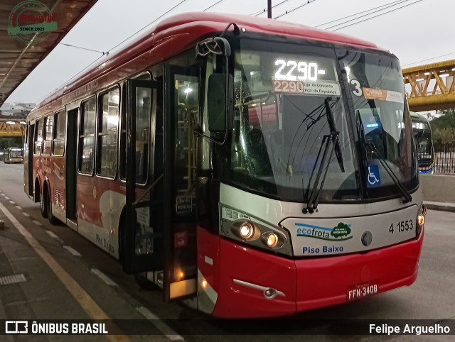 Himalaia Transportes > Ambiental Transportes Urbanos 4 1553 na cidade de São Paulo, São Paulo, Brasil, por Felipe Arguelho. Número da foto: #12413210.
