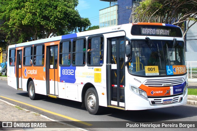 Capital Transportes 8332 na cidade de Aracaju, Sergipe, Brasil, por Paulo Henrique Pereira Borges. Número da foto: #12414676.