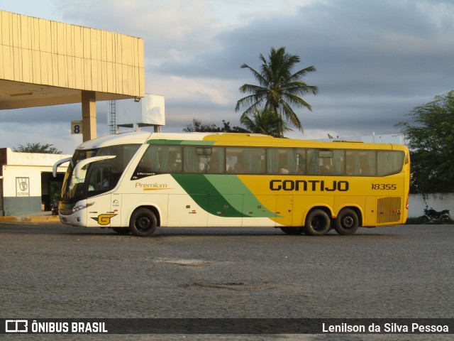 Empresa Gontijo de Transportes 18355 na cidade de Caruaru, Pernambuco, Brasil, por Lenilson da Silva Pessoa. Número da foto: #12414005.