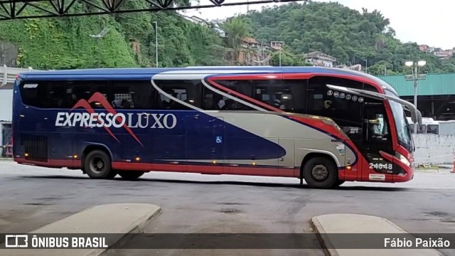 Expresso Luxo 24048 na cidade de Santos, São Paulo, Brasil, por Fábio Paixão. Número da foto: #12414615.