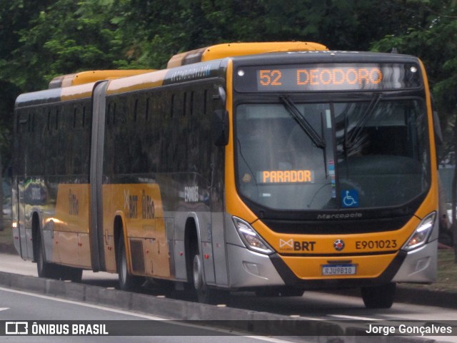 Mobi Rio E901023 na cidade de Rio de Janeiro, Rio de Janeiro, Brasil, por Jorge Gonçalves. Número da foto: #12413528.