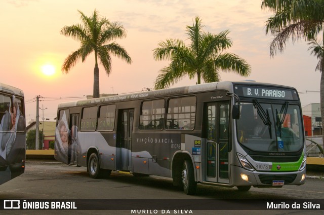 Viação Garcia 81078 na cidade de Londrina, Paraná, Brasil, por Murilo da Silva. Número da foto: #12413246.