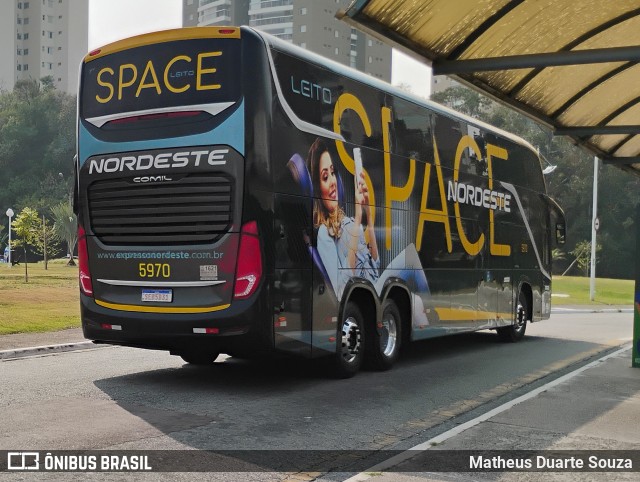 Expresso Nordeste 5970 na cidade de Jundiaí, São Paulo, Brasil, por Matheus Duarte Souza. Número da foto: #12412771.