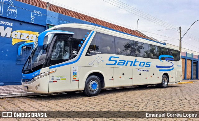Santos Viagens e Turismo 4080 na cidade de Vera Cruz, São Paulo, Brasil, por Emanuel Corrêa Lopes. Número da foto: #12414445.