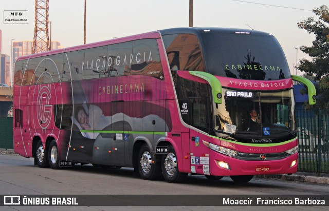 Viação Garcia 8735 na cidade de São Paulo, São Paulo, Brasil, por Moaccir  Francisco Barboza. Número da foto: #12413513.