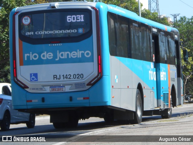 Expresso Rio de Janeiro RJ 142.020 na cidade de Nova Iguaçu, Rio de Janeiro, Brasil, por Augusto César. Número da foto: #12412663.
