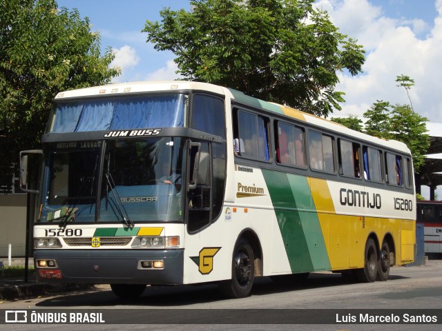 Empresa Gontijo de Transportes 15280 na cidade de Formiga, Minas Gerais, Brasil, por Luis Marcelo Santos. Número da foto: #12415580.
