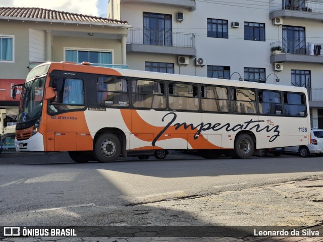 Auto Viação Imperatriz 1136 na cidade de Santo Amaro da Imperatriz, Santa Catarina, Brasil, por Leonardo da Silva. Número da foto: #12416955.