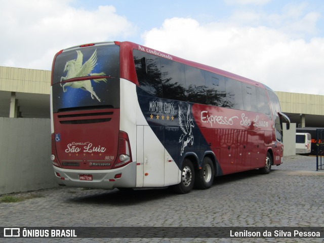 Expresso São Luiz 8030 na cidade de Caruaru, Pernambuco, Brasil, por Lenilson da Silva Pessoa. Número da foto: #12417188.