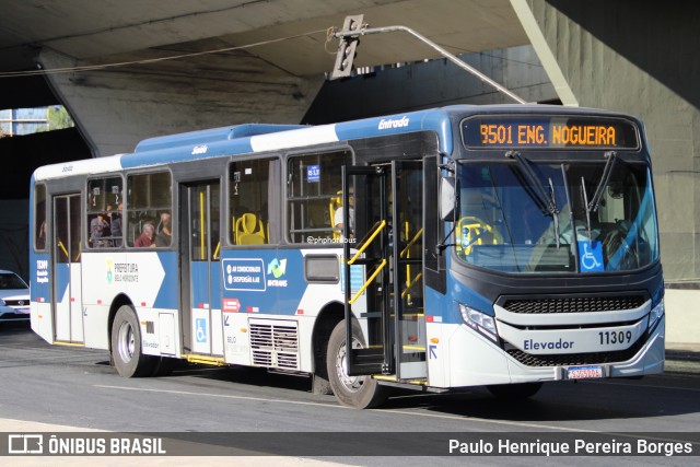 São Dimas Transportes 11309 na cidade de Belo Horizonte, Minas Gerais, Brasil, por Paulo Henrique Pereira Borges. Número da foto: #12416899.