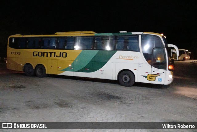 Empresa Gontijo de Transportes 17275 na cidade de Itaobim, Minas Gerais, Brasil, por Wilton Roberto. Número da foto: #12417713.