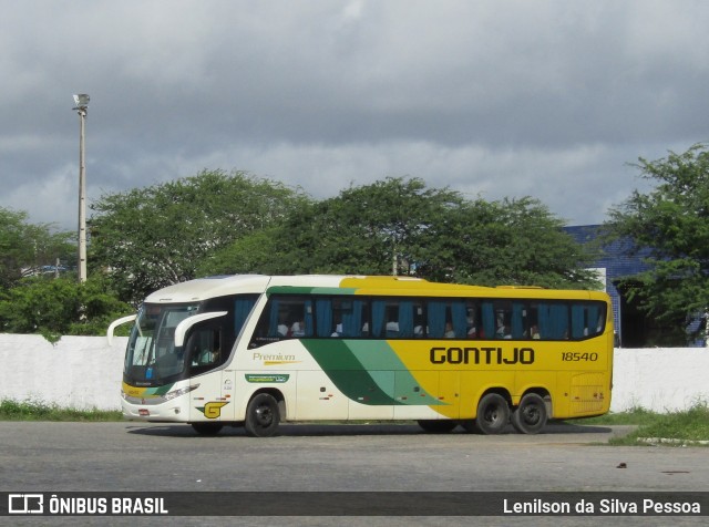 Empresa Gontijo de Transportes 18540 na cidade de Caruaru, Pernambuco, Brasil, por Lenilson da Silva Pessoa. Número da foto: #12416880.