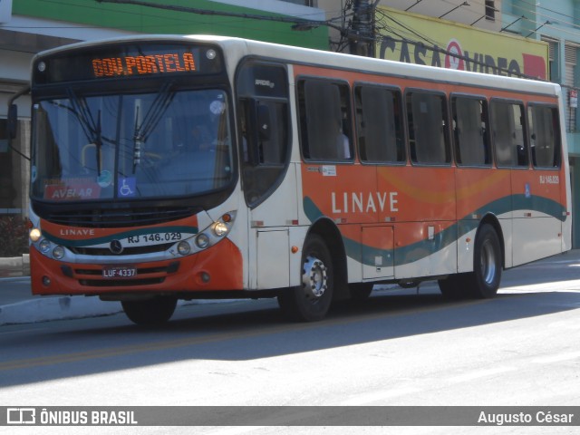 Linave Transportes RJ 146.029 na cidade de Miguel Pereira, Rio de Janeiro, Brasil, por Augusto César. Número da foto: #12417625.
