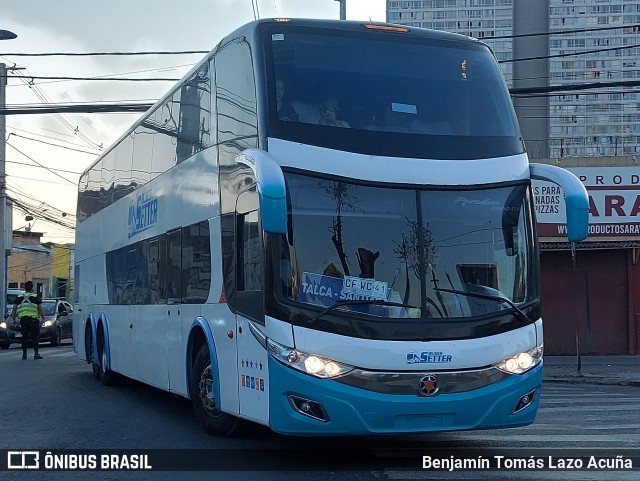 Pullman Setter CFWC41 na cidade de Estación Central, Santiago, Metropolitana de Santiago, Chile, por Benjamín Tomás Lazo Acuña. Número da foto: #12416149.