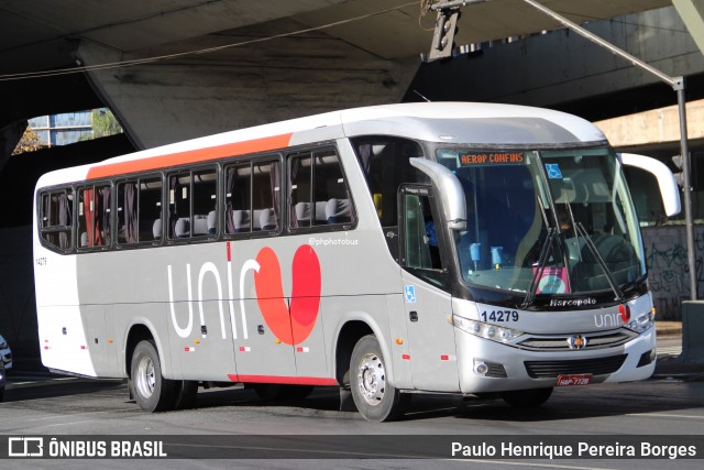 Expresso Unir 14279 na cidade de Belo Horizonte, Minas Gerais, Brasil, por Paulo Henrique Pereira Borges. Número da foto: #12416867.