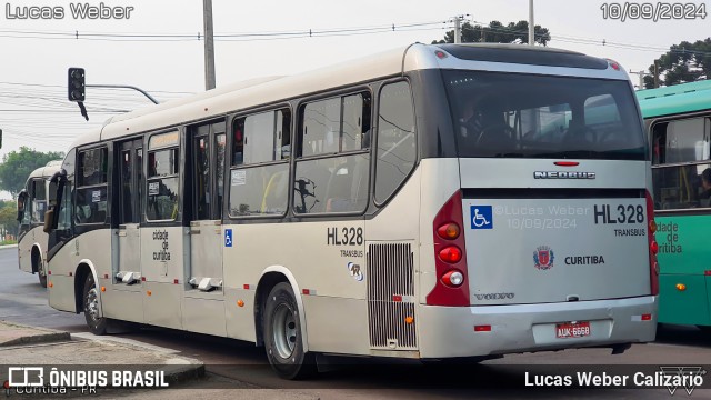 Auto Viação Redentor HL328 na cidade de Curitiba, Paraná, Brasil, por Lucas Weber Calizario. Número da foto: #12415404.