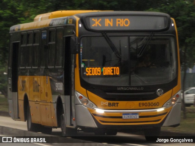 Mobi Rio E903060 na cidade de Rio de Janeiro, Rio de Janeiro, Brasil, por Jorge Gonçalves. Número da foto: #12415097.