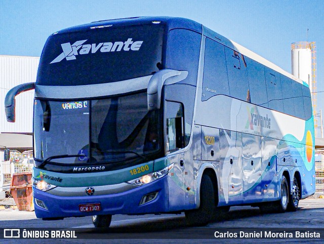 Viação Xavante 18200 na cidade de Goiânia, Goiás, Brasil, por Carlos Daniel Moreira Batista. Número da foto: #12417176.