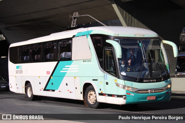 Santa Fé Transportes 078 na cidade de Belo Horizonte, Minas Gerais, Brasil, por Paulo Henrique Pereira Borges. Número da foto: #12416906.