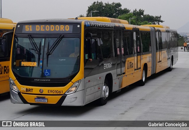 Mobi Rio E901061 na cidade de Rio de Janeiro, Rio de Janeiro, Brasil, por Gabriel Conceição. Número da foto: #12415450.