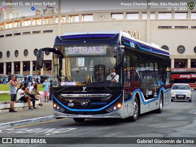 SPTrans - São Paulo Transporte HIGER AZURE A12 BR na cidade de São Paulo, São Paulo, Brasil, por Gabriel Giacomin de Lima. Número da foto: #12416815.