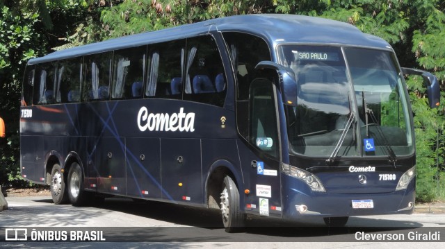 Viação Cometa 715100 na cidade de São Paulo, São Paulo, Brasil, por Cleverson Giraldi. Número da foto: #12420585.