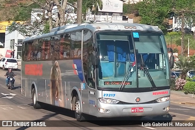 Reunidas Transportes Coletivos 27217 na cidade de Seara, Santa Catarina, Brasil, por Luís Gabriel H. Macedo. Número da foto: #12420036.