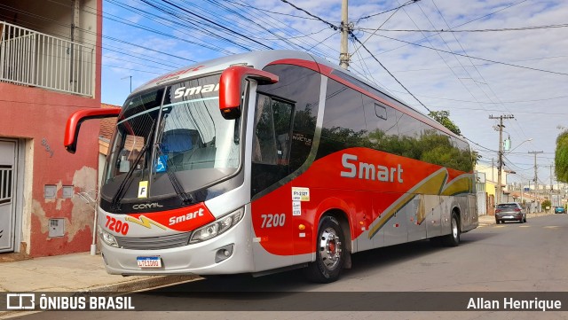Viação Smart Transporte e Turismo 7200 na cidade de Sumaré, São Paulo, Brasil, por Allan Henrique. Número da foto: #12418112.