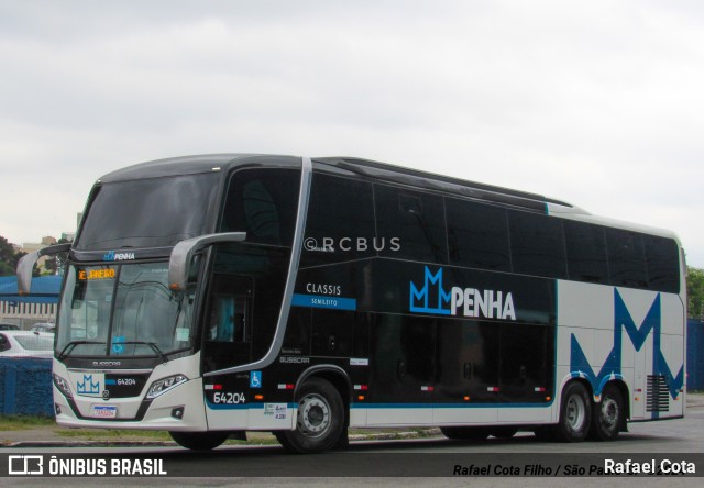 Empresa de Ônibus Nossa Senhora da Penha 64204 na cidade de São Paulo, São Paulo, Brasil, por Rafael Cota. Número da foto: #12418917.