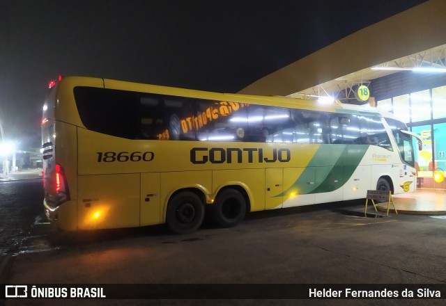 Empresa Gontijo de Transportes 18660 na cidade de Perdões, Minas Gerais, Brasil, por Helder Fernandes da Silva. Número da foto: #12419020.