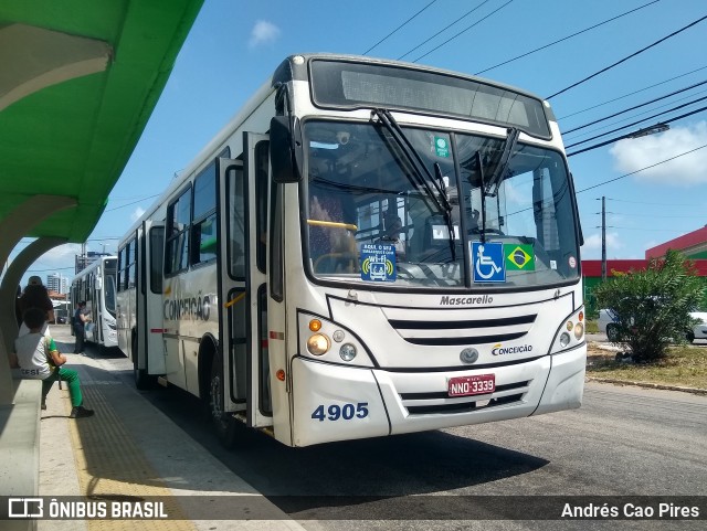 Empresa de Transportes Nossa Senhora da Conceição 4905 na cidade de Natal, Rio Grande do Norte, Brasil, por Andrés Cao Pires. Número da foto: #12420641.